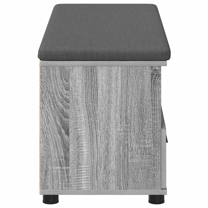 Bancă pentru hol cu pernă cu sertar Gri Sonoma 100 x 38 x 46 cm - WALTI WALTI