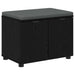 Bancă pentru hol cu pernă cu raft Stejar Negru 60 x 38 x 46 cm - WALTI WALTI