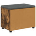 Bancă pentru hol cu pernă cu raft Stejar Afumat 60 x 38 x 46 cm - WALTI WALTI