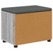 Bancă pentru hol cu pernă cu raft Sonoma gri 60 x 38 x 46 cm - WALTI WALTI