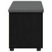 Bancă pentru hol cu pernă cu raft Stejar Negru 80 x 38 x 46 cm - WALTI WALTI