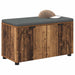 Bancă pentru hol cu pernă cu raft Lemn vechi 80 x 38 x 46 cm - WALTI WALTI