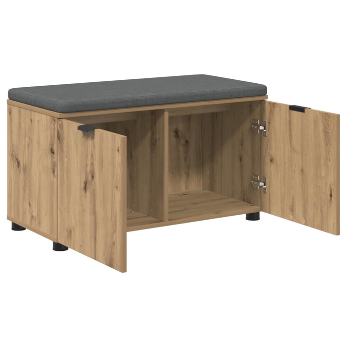 Bancă pentru hol Stejar Artizanal 80 x 38 x 46 cm WALTI