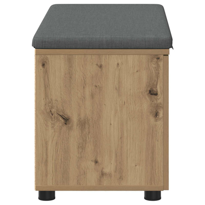 Bancă pentru hol Stejar Artizanal 80 x 38 x 46 cm WALTI