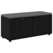 Bancă pentru hol cu pernă cu raft Stejar Negru 100 x 38 x 46 cm - WALTI WALTI