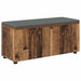 Bancă pentru hol cu pernă cu raft Lemn vechi 100 x 38 x 46 cm - WALTI WALTI