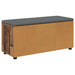 Bancă pentru hol cu pernă cu raft Lemn vechi 100 x 38 x 46 cm - WALTI WALTI