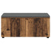 Bancă pentru hol cu pernă cu raft Lemn vechi 100 x 38 x 46 cm - WALTI WALTI
