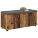 Bancă pentru hol cu pernă cu raft Lemn vechi 100 x 38 x 46 cm - WALTI WALTI