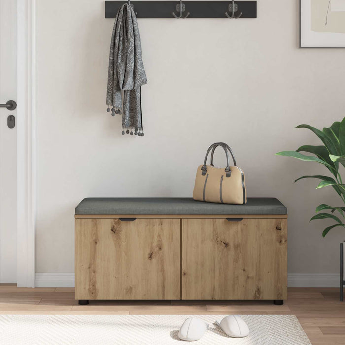 Bancă pentru hol Stejar Artizanal 100 x 38 x 46 cm WALTI
