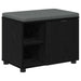 Bancă pentru hol cu pernă cu raft Stejar Negru 60 x 38 x 46 cm - WALTI WALTI