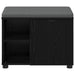 Bancă pentru hol cu pernă cu raft Stejar Negru 60 x 38 x 46 cm - WALTI WALTI