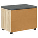 Bancă pentru hol cu pernă cu raft Stejar Sonoma 60 x 38 x 46 cm - WALTI WALTI