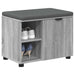 Bancă pentru hol cu pernă cu raft Sonoma gri 60 x 38 x 46 cm - WALTI WALTI