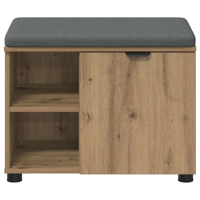 Bancă pentru hol Stejar Artizanal 60 x 38 x 46 cm WALTI