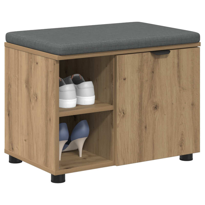 Bancă pentru hol Stejar Artizanal 60 x 38 x 46 cm WALTI