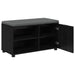 Bancă pentru hol cu pernă cu raft Stejar Negru 80 x 38 x 46 cm - WALTI WALTI