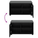 Bancă pentru hol cu pernă cu raft Stejar Negru 80 x 38 x 46 cm - WALTI WALTI