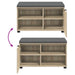 Bancă pentru hol cu pernă cu raft Stejar Sonoma 80 x 38 x 46 cm - WALTI WALTI