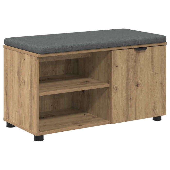Bancă pentru hol Stejar Artizanal 80 x 38 x 46 cm WALTI