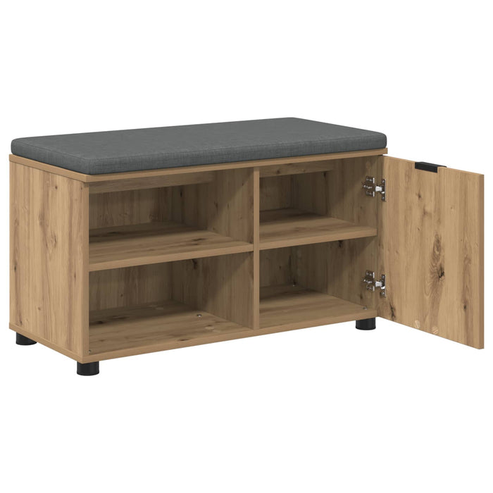 Bancă pentru hol Stejar Artizanal 80 x 38 x 46 cm WALTI