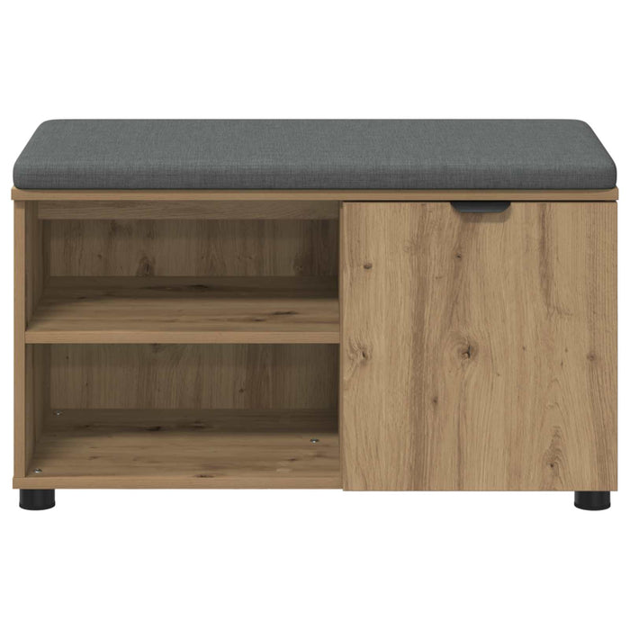 Bancă pentru hol Stejar Artizanal 80 x 38 x 46 cm WALTI