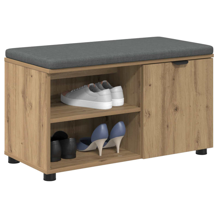 Bancă pentru hol Stejar Artizanal 80 x 38 x 46 cm WALTI