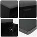 Bancă pentru hol cu pernă cu raft Stejar Negru 100 x 38 x 46 cm - WALTI WALTI