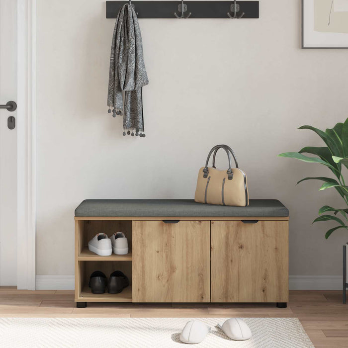 Bancă pentru hol Stejar Artizanal 100 x 38 x 46 cm WALTI