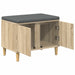 Bancă pentru hol cu pernă cu ușă Stejar Sonoma 60 x 38 x 46 cm - WALTI WALTI