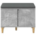 Bancă pentru hol cu pernă cu ușă Gri Beton 60 x 38 x 46 cm - WALTI WALTI