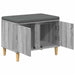 Bancă pentru hol cu pernă cu ușă Sonoma gri 60 x 38 x 46 cm - WALTI WALTI