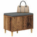 Bancă pentru hol cu pernă cu ușă Lemn vechi 60 x 38 x 46 cm - WALTI WALTI