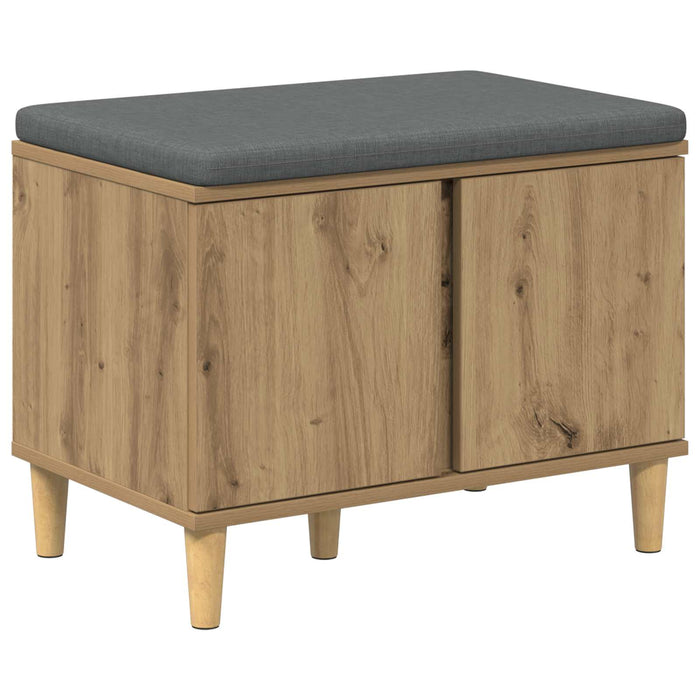 Bancă pentru hol Stejar Artizanal 60 x 38 x 46 cm WALTI