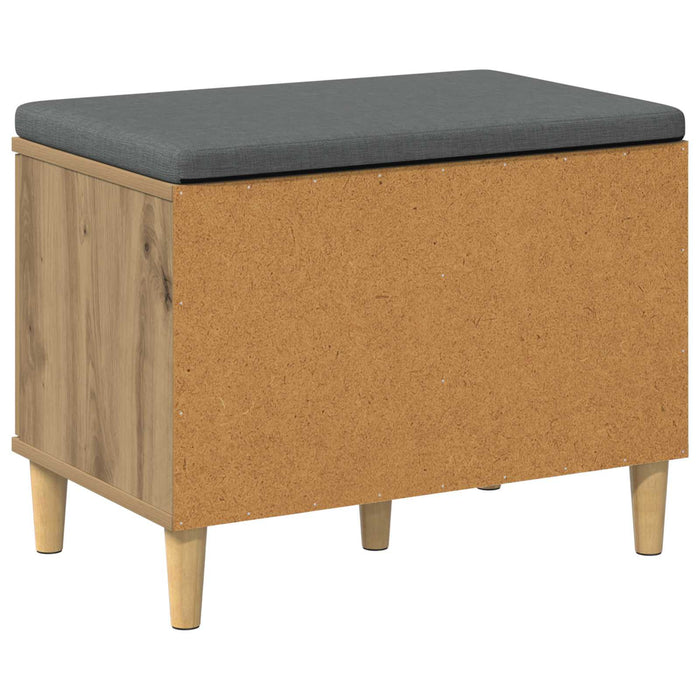 Bancă pentru hol Stejar Artizanal 60 x 38 x 46 cm WALTI