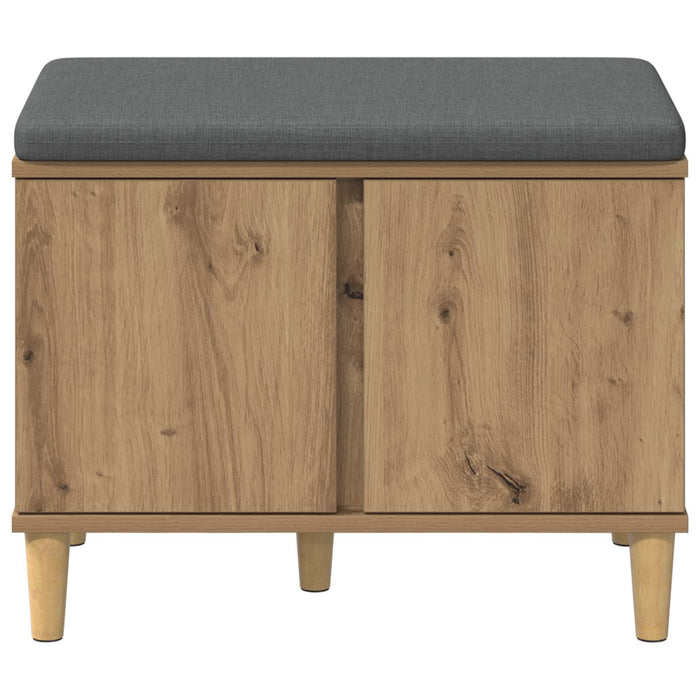 Bancă pentru hol Stejar Artizanal 60 x 38 x 46 cm WALTI