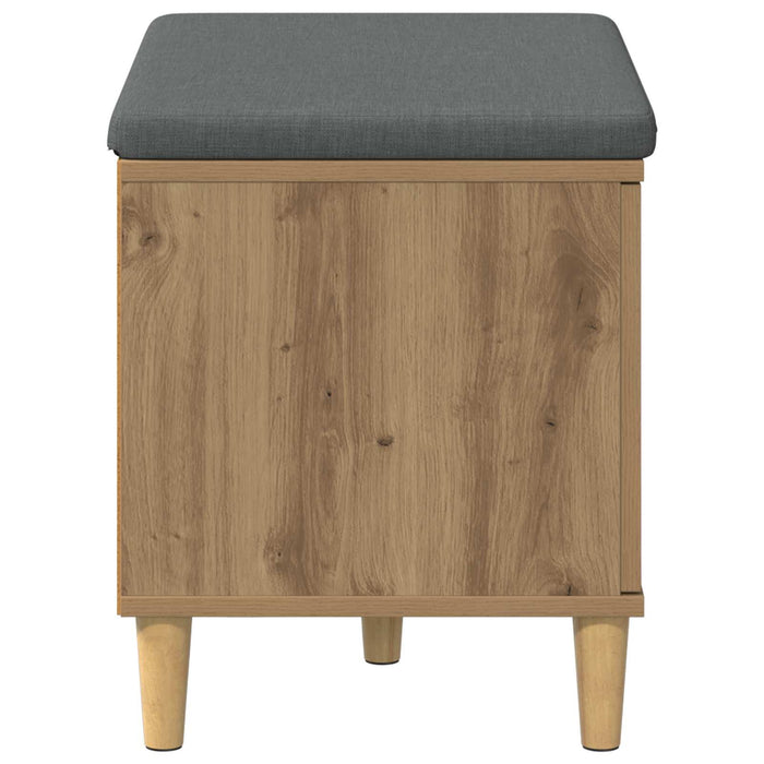 Bancă pentru hol Stejar Artizanal 60 x 38 x 46 cm WALTI