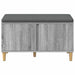 Bancă pentru hol cu pernă cu ușă Sonoma gri 80 x 38 x 46 cm - WALTI WALTI