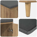 Bancă pentru hol cu pernă Stejar Artizanal 80 x 38 x 46 cm - WALTI WALTI
