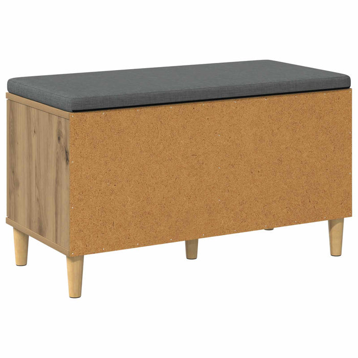 Bancă pentru hol cu pernă Stejar Artizanal 80 x 38 x 46 cm - WALTI WALTI