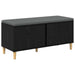 Bancă pentru hol cu pernă cu ușă Stejar Negru 100 x 38 x 46 cm - WALTI WALTI