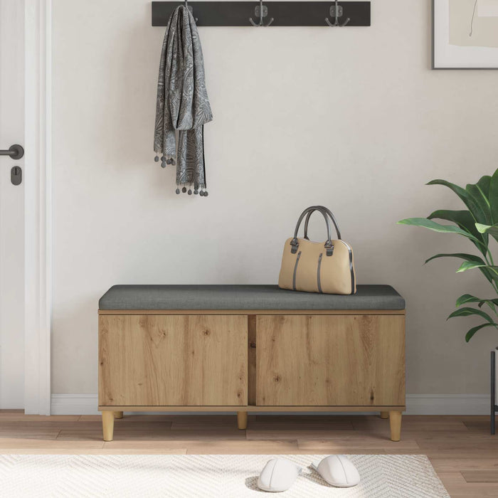 Bancă pentru hol Stejar Artizanal 100 x 38 x 46 cm WALTI