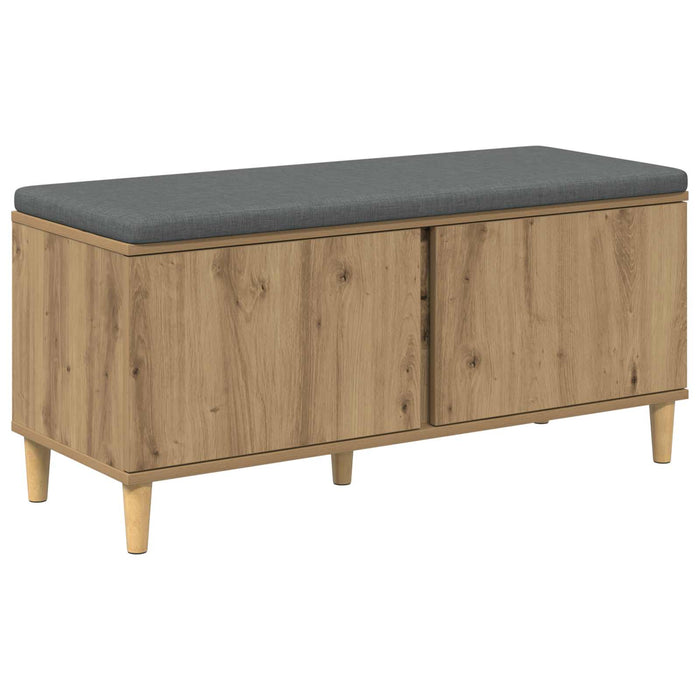 Bancă pentru hol Stejar Artizanal 100 x 38 x 46 cm WALTI