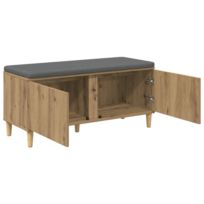 Bancă pentru hol Stejar Artizanal 100 x 38 x 46 cm WALTI