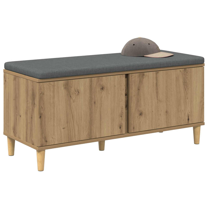 Bancă pentru hol Stejar Artizanal 100 x 38 x 46 cm WALTI