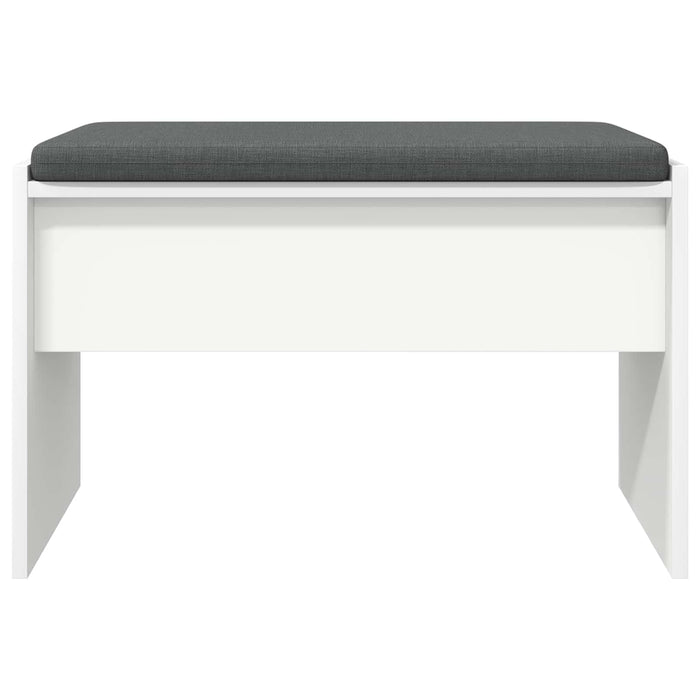 Bancă pentru hol cu pernă Alb 60 x 38 x 46 cm - WALTI WALTI
