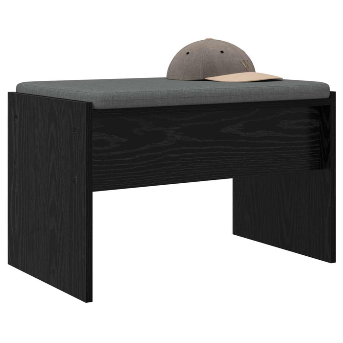 Bancă pentru hol cu pernă Stejar Negru 60 x 38 x 46 cm - WALTI WALTI