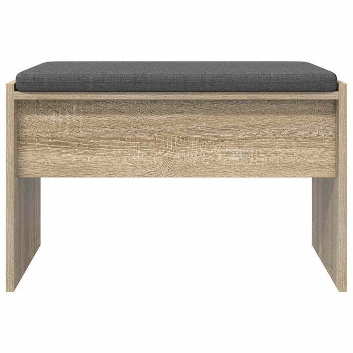 Bancă pentru hol cu pernă Stejar Sonoma 60 x 38 x 46 cm - WALTI WALTI