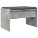 Bancă pentru hol cu pernă Gri din beton 60 x 38 x 46 cm - WALTI WALTI