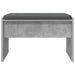 Bancă pentru hol cu pernă Gri din beton 60 x 38 x 46 cm - WALTI WALTI